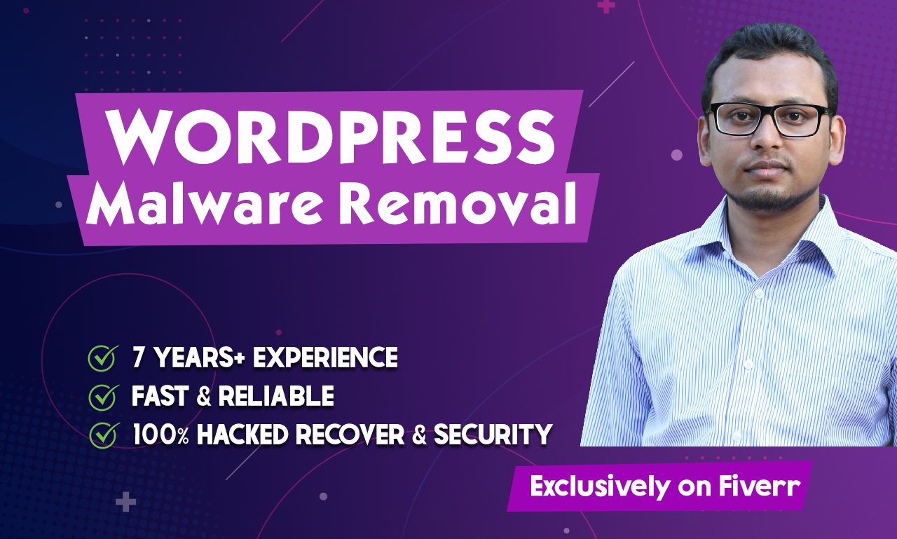 wordpress malware removal service in Fiverr