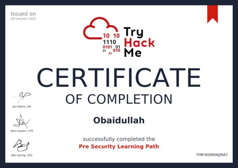 presecurity tryhackme