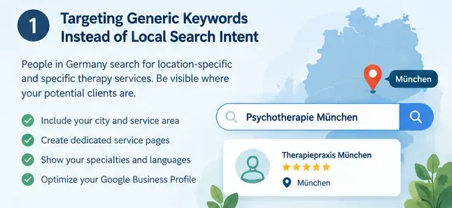 Targeting Generic Keywords Instead of Local Search Intent