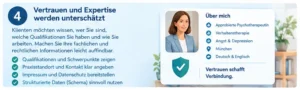 Vertrauen und fachliche Kompetenz werden unterschätzt