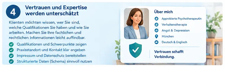 Vertrauen und fachliche Kompetenz werden unterschätzt