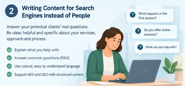 Writing Content for Search Engines Instead of People