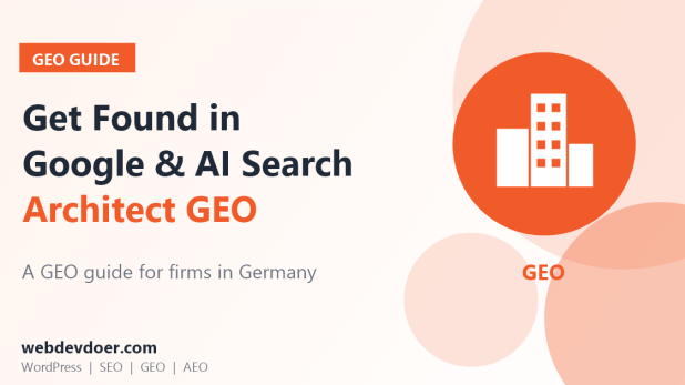 Architect GEO guide: get found in Google and AI search in Germany