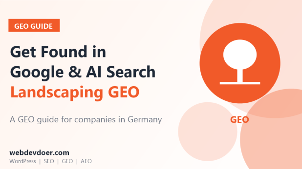 Landscaping company GEO guide: get found in Google and AI search in Germany