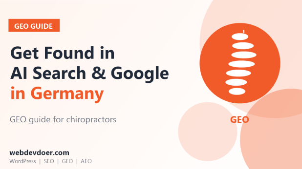 Chiropractor GEO guide: get found in AI search and Google in Germany