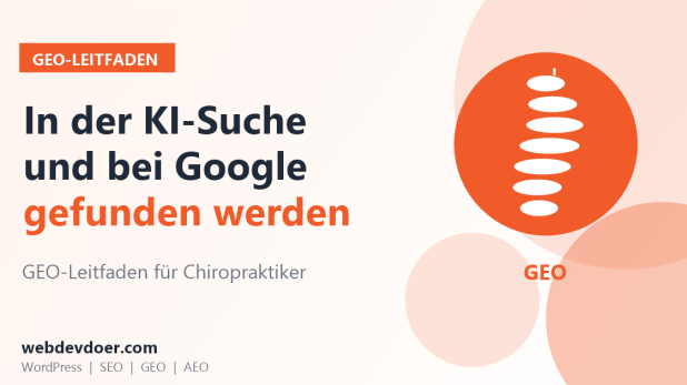 GEO-Leitfaden für Chiropraktiker: in der KI-Suche und bei Google gefunden werden
